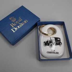 Vintage 1988 ROYAL DOULTON Chrysler Keychain